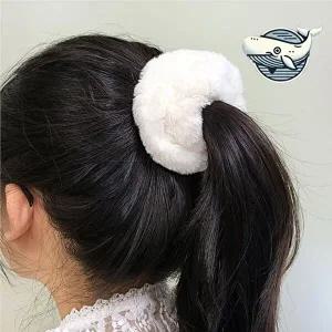 겨울 부드러운 곱창 머리끈 도넛형 헤어밴드-WFGVTR4