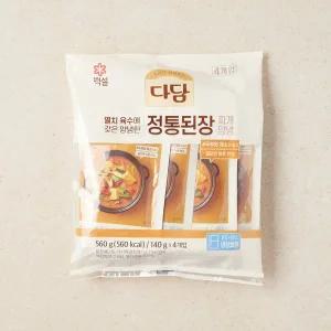 다담 정통된장찌개양념 140g*4