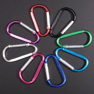 고품질 알루미늄 카라비너 D형 다용도 캠핑 등산고리 연결고리 알루미늄비너 텐트비너 (WFHVRGB)