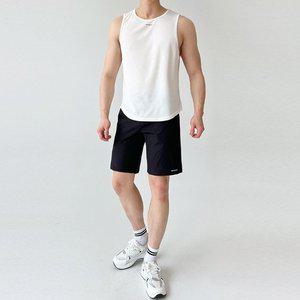 고품질 남성 기능성 데일리스트레치 베이직 5부 반바지 속바지일체형바지 남성쇼츠 남성5부바지 (WFHVWC2)