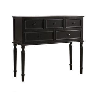 엔틱콘솔 서랍장 현관 블랙 수납함 가구 복도 테이블 정리함 콘솔 검정 거실
