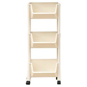 헬로큐브 다용도 3단 트롤리 선반