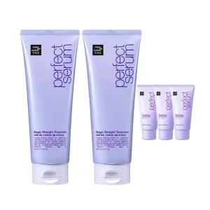 미쟝센 퍼펙트 매직 스트레이트 세럼 트리트먼트 230ml, 2개 + 증정 (세럼 매직스트레이트 트리트먼트 31ml, 3개)