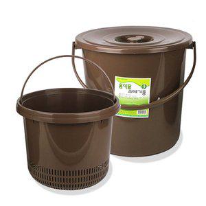 동림 음식물 쓰레기통 음식물통 음쓰통 (3호/13L)