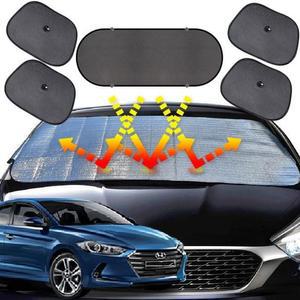 [MEI9P6R7_56]아반떼AD 차량햇빛가리개 차박용품 6종세트