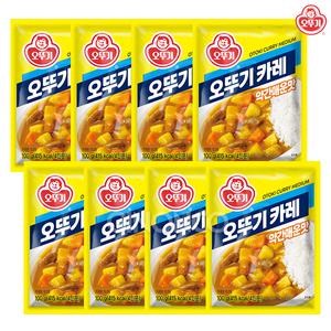 오뚜기 카레 약간매운맛 100g x8 분말