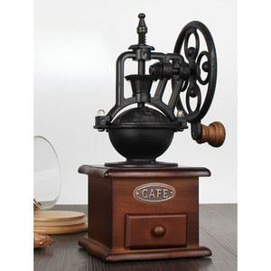 레트로 핸드 드립 커피콩 클래식 나무 에프레소 홈카페 생원두 선물 그라인더 커피머신 소형