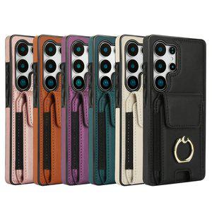 갤럭시노트20울트라 케이스/N986 앤티크 스냅링 탄성 포켓 카드 지갑 케이스