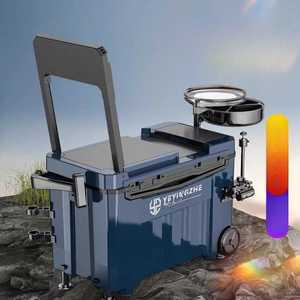 락캠퍼  신형 낚시용 아이스박스 의자 바다낚시   테클박스 캐리어