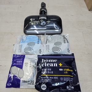 중 고 LG 코드제로 물걸레 브러쉬 VNZ-PM01N 극세사패드 4장 1회용청소포 20장 부착패드2장 증 정