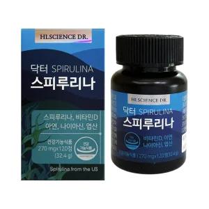 에이치엘사이언스 닥터 스피루리나 270mg x 120정 1개 / 써클