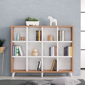 [인터데코]가로형 책장 서재책장 교구장 수납장 160cm P00000NZ (착불)