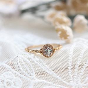 [디자이너몰]여성 원석 아가트 알렉산더 큐빅 앤티크 반지 링