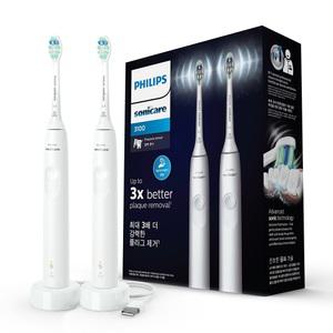 필립스 소닉케어 음파테크놀로지 더블핸들 음파 전동칫솔_화이트