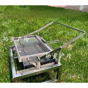 캠핑회전그릴 불판뒤집는 접이식 고기불판 숯불 야외용 휴대용 양꼬치기계 석쇠 이미