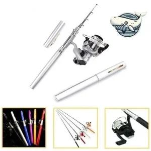 다용도 미니 낚시대 색상랜덤 스피닝릴 실용적인 (WFH8VAN)