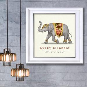 코끼리 30감성W 3ELE4 그림 액자 풍수에 좋은