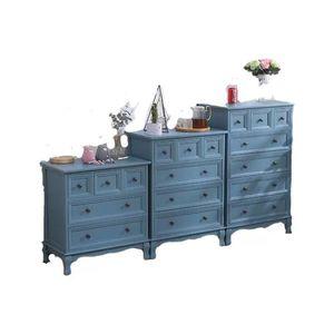 북유럽 원목 서랍장 안방 빈티지 클레이 정리함 유씨엠