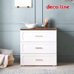데코라인 코넬 르네 800 다용도 3단 서랍장 DGJ024C (착불)