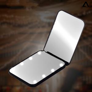 LED 조명거울 휴대용 접이식 메이크업 확대경 미니 거울