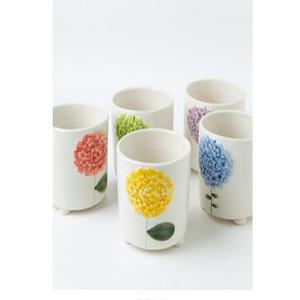 핸드메이드 도자기 수저통 물빠짐구멍 주방 원형 다용도 꽂이 여주도자기