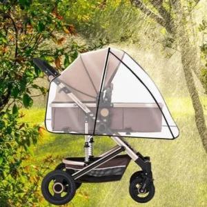방수 바람 방지 장마철 눈 방풍커버 유모차 비 액세서리 탈부착 용품 휴대용