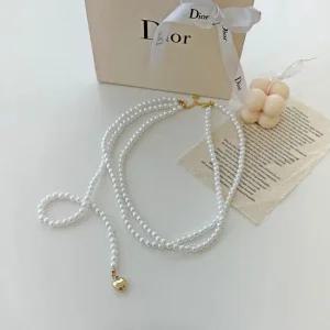 레이어진주목걸이 펄 롱 포인트 여성 주얼리 액세서리 패션목걸이 이니셜목걸이 금목걸이