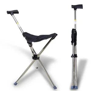 [아트박스]/비엠포엠 지팡이의자 등산용품 휴대용 보조지팡이 접이식의자
