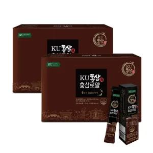 [건국우유]건국 KU 홍삼 진(眞) 홍삼로얄 스틱 10ml 30포 (2박스)
