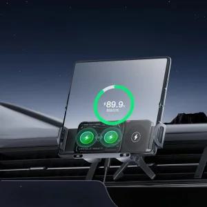 갤럭시 폴드 차량용 거치대 태블릿 폴드 7 6 5 4 플립7 폴더블 무선충전 거치대