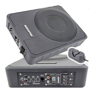 오디오오텍 10인치 1000와트 전력 / 500와트 RMS 슬림 언더시트 액티브 파워 오디오 카/트럭 앵글 트렁크 박스 서브 우퍼 SUB/공급 전압 11 15V