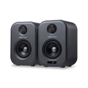 [미국배송] AIYIMA S400 80와트 2.0 채널 홈 오디오 액티브 책장 스피커 블루투스/광학/RCA/USB TV 입력 우퍼 혼 트위터 리모컨 포함