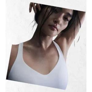 [나이키]NIKE 인디 하이 서포트 패드 어저스터블 스포츠 브라 W - 화이트 스톤 모브 화이트 FD1069-100 F