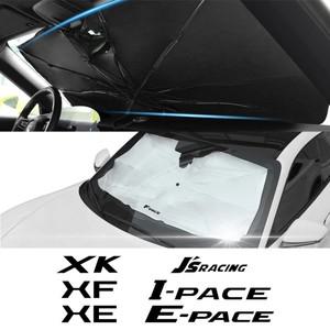 재규어 F-pace XF S JS-레이싱 R 타입용 햇빛가리개 우산 앞유리 파라솔 자동차 액세서리