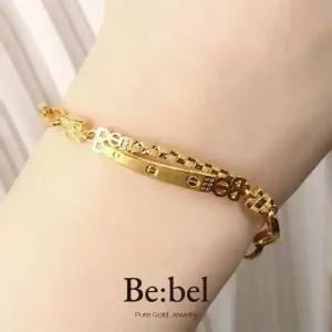 순금팔찌 18.75g(5돈) 24k 여자 체크 스틱 비벨