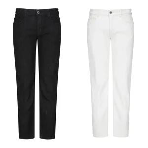 [올젠](하남점)고탄력 허리밴딩 라이크라 사계절 데님바지 2종1택 ZOE5DP1305