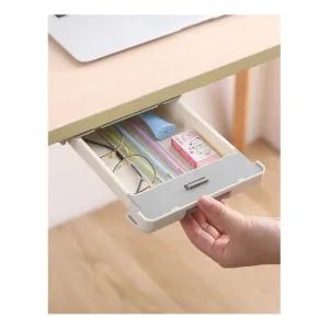 서랍 부착식 책상 히든 슬라이딕 정리 수납함 소형 미니서랍 보조서랍 책상정리 싱크대선반