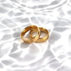 [오노마] ONM 티타늄 반지 은 금색 악세사리 커플 세트 레이