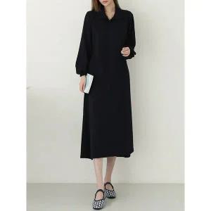 [시크루즈]몬델 카라 스트링 플레어 롱 원피스 BDOG990_P404253827