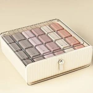 다용도 속옷 팬티 양말 보관 수납 옷장 정리 함 24칸