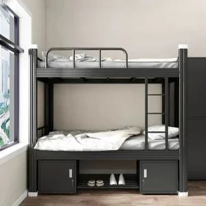 철제 이층 침대 학생용 성인용 싱글 프레임 수납 벙커