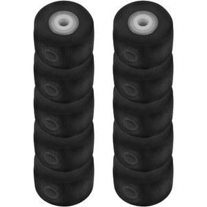 테이프 레코더 수리를위한 10pcs 핀치 롤러 10 6 7.7mm 높은 내구성 고무 휠 카세트 플레이어 교체 부품 마모