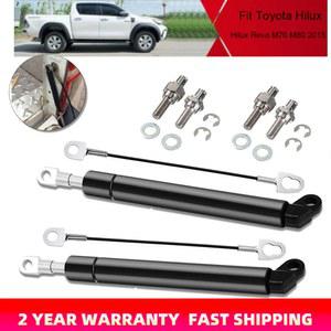2pcs 자동차 뒷문 천천히 후면 트렁크 테일 게이트 스트럿 댐퍼 가스 스프링 Toyota Hilux Vigo 2005 2006 2007 2008 2009 2010 201 DS-CF DS-VT