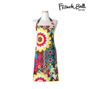 프렌치불 디자인 카페 바리스타 다용도 방수 면 앞치마 모자이크 2개 세트
