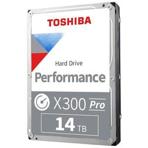 [미국배송] 창의적인 전문가를 위한 TOSHIBA X300 PRO 14TB 고부하 성능 3.5인치 내장 하드 드라이브 - 최대 300TB/연간 워크로드 속도 CMR SATA 6GB/S 7200RPM 512MB 캐시 HDWR51EXZSTB