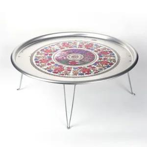 [아우트]술상 찻상 양은 레트로밥상 교자상 62CM