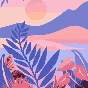 [아우트]DIY 유화그리기 세트 집들이선물 노을 40x50