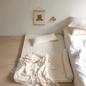 [비비엔다] 순수 줄누빔패드 - 아이보리무지 (슈퍼싱글ss)