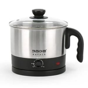 키친아트A천FT 1.2L 전기 라면포트 라팔 퀵 멀티포트 스텐 전기냄비 커피포트 가정용 캠핑용