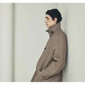 [롯데백화점]지이크 FW 진정한프리미엄 헤링본패턴 오버핏 발마칸 롱코트 F7020 DHSIEG